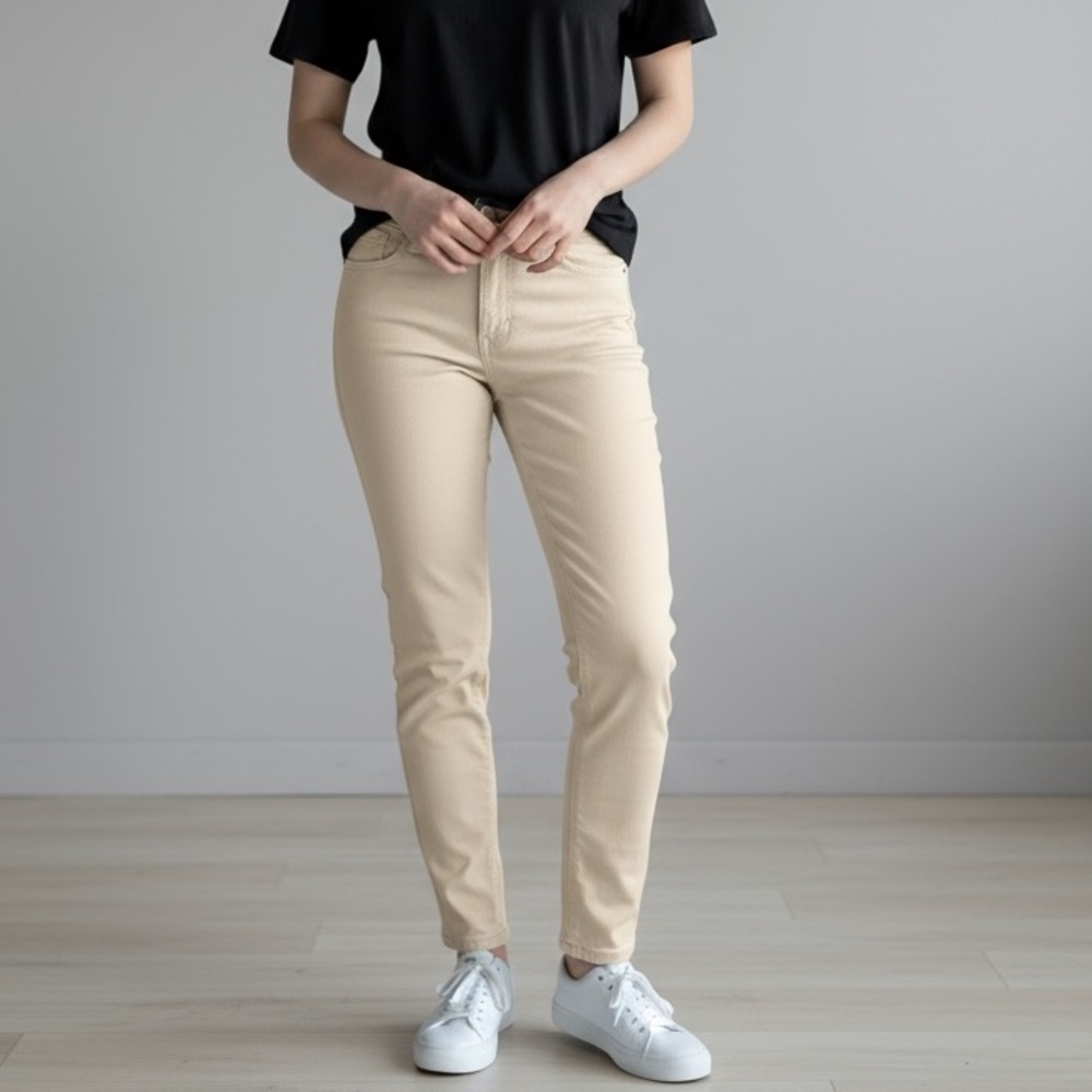 LOFT Modern Cuffed Crop Pants